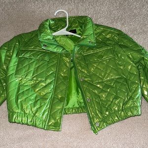 36Point5 | Green Crop Jacket